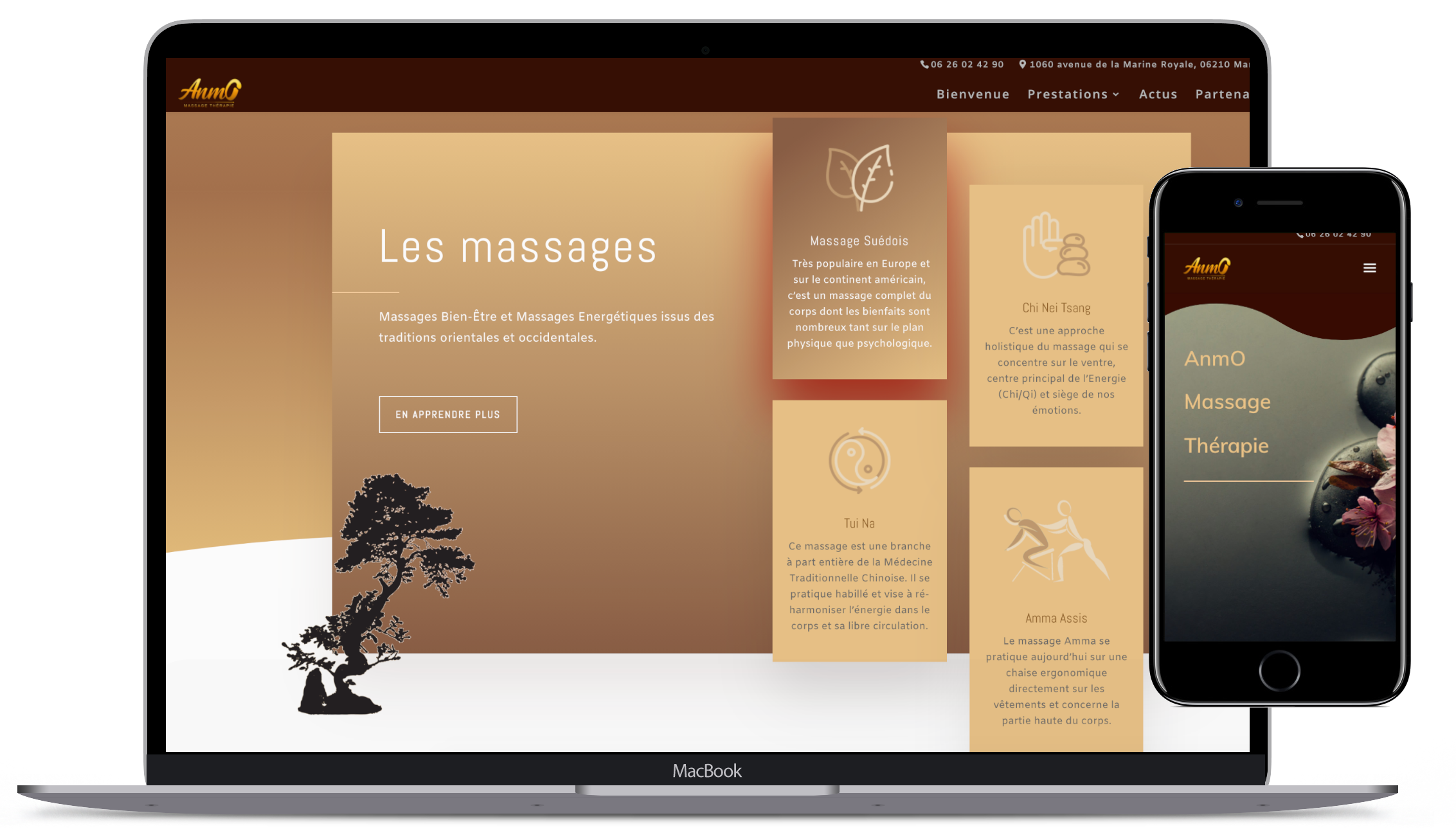 presentation site Anmo massage thérapie